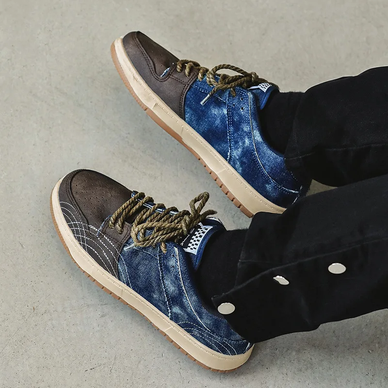 

Thick Sole Shoes for Men Casual Canvas Shoes of Mens Trainers Oxfords Fashion Trending Products Youth Jeans Cloth Platform Shoes