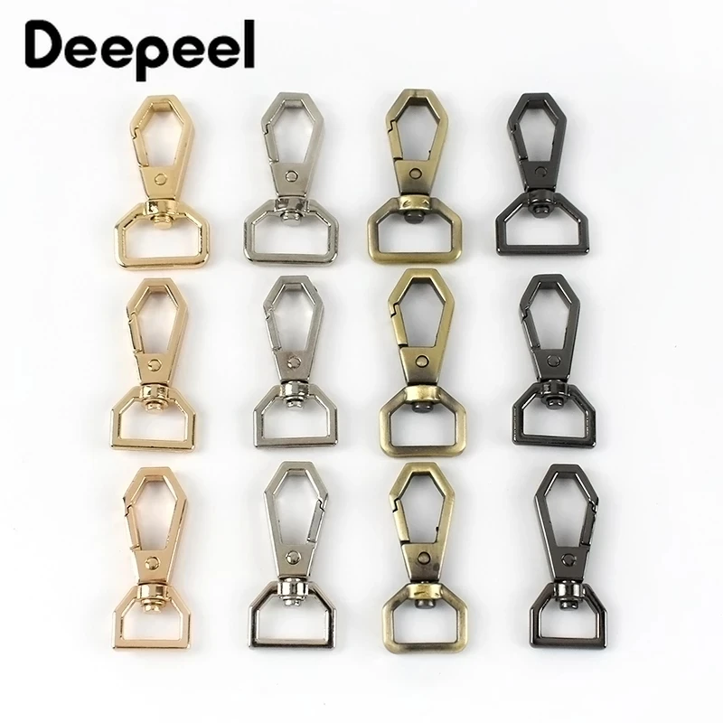 

Deepeel 4/10pcs 13/16/20mm Metal Bag Snap Hook Clasp Buckle DIY Luggage Leather Bags Dog Collar Hardware Buckles Accessory Craft