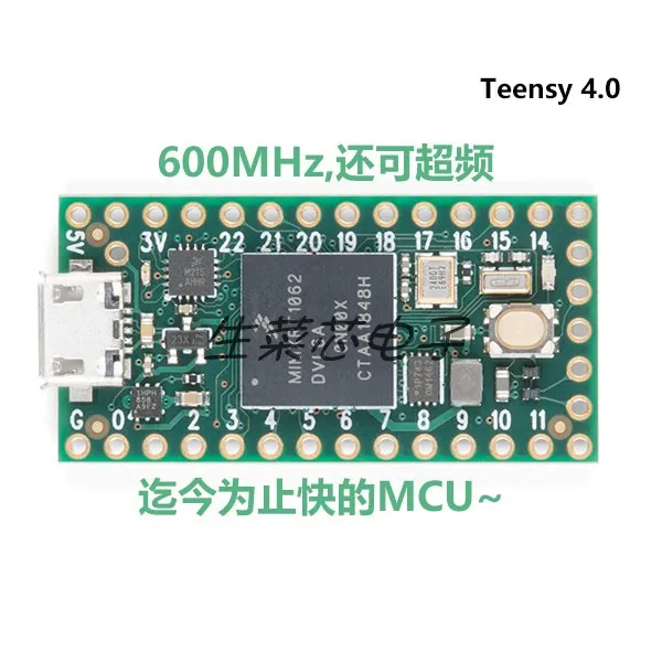 

Teensy 4.0ARM Cortex-M7 Development Kit I.MX RT1060 Development Board DEV-15583