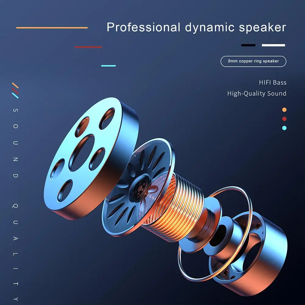 T1 Bluetooth-совместимые беспроводные наушники 5.0 портативные мини-наушники двойная