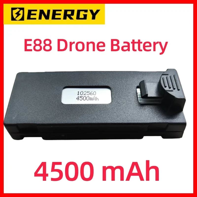 Настоящий 4500 мАч! E88 Батарея для дрона 3 7 В RC Drone E88PRO E525 E99 P1 K3 P10 A13 S98 Quadcopter Запчасти