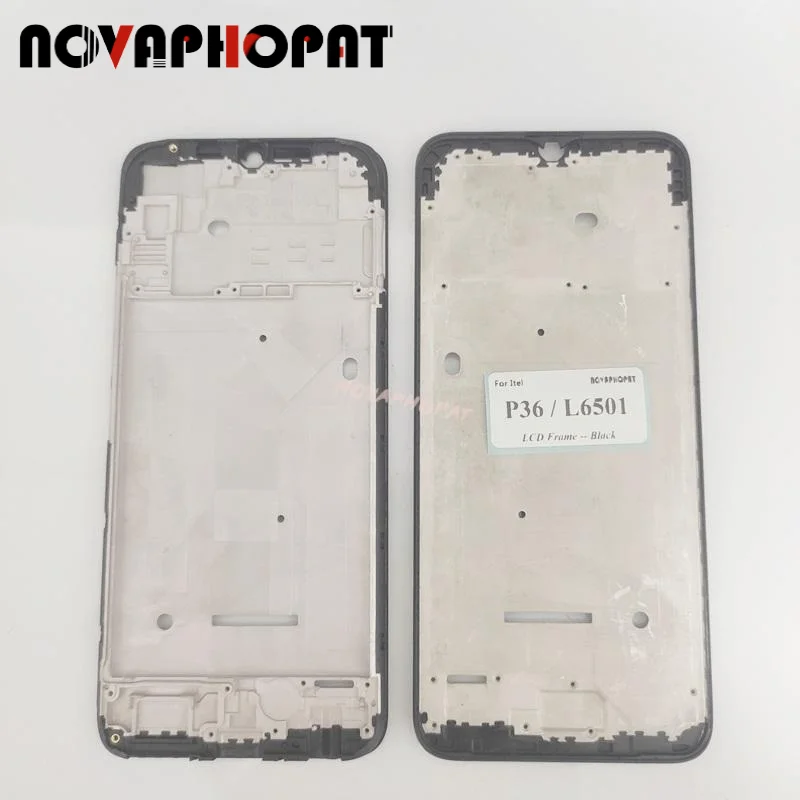 Novaphopat LCD Рамка передняя крышка корпуса рамка для itel P36 L6501 Передняя фотография