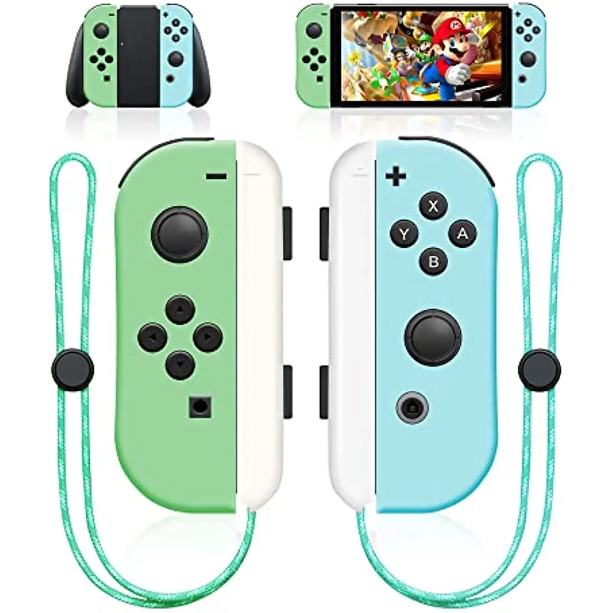 

Controller for Joycon Switch, Wireless Joy Cons for Switch Controller, Support Dual Vibration/Wake-up Function/Motion Control