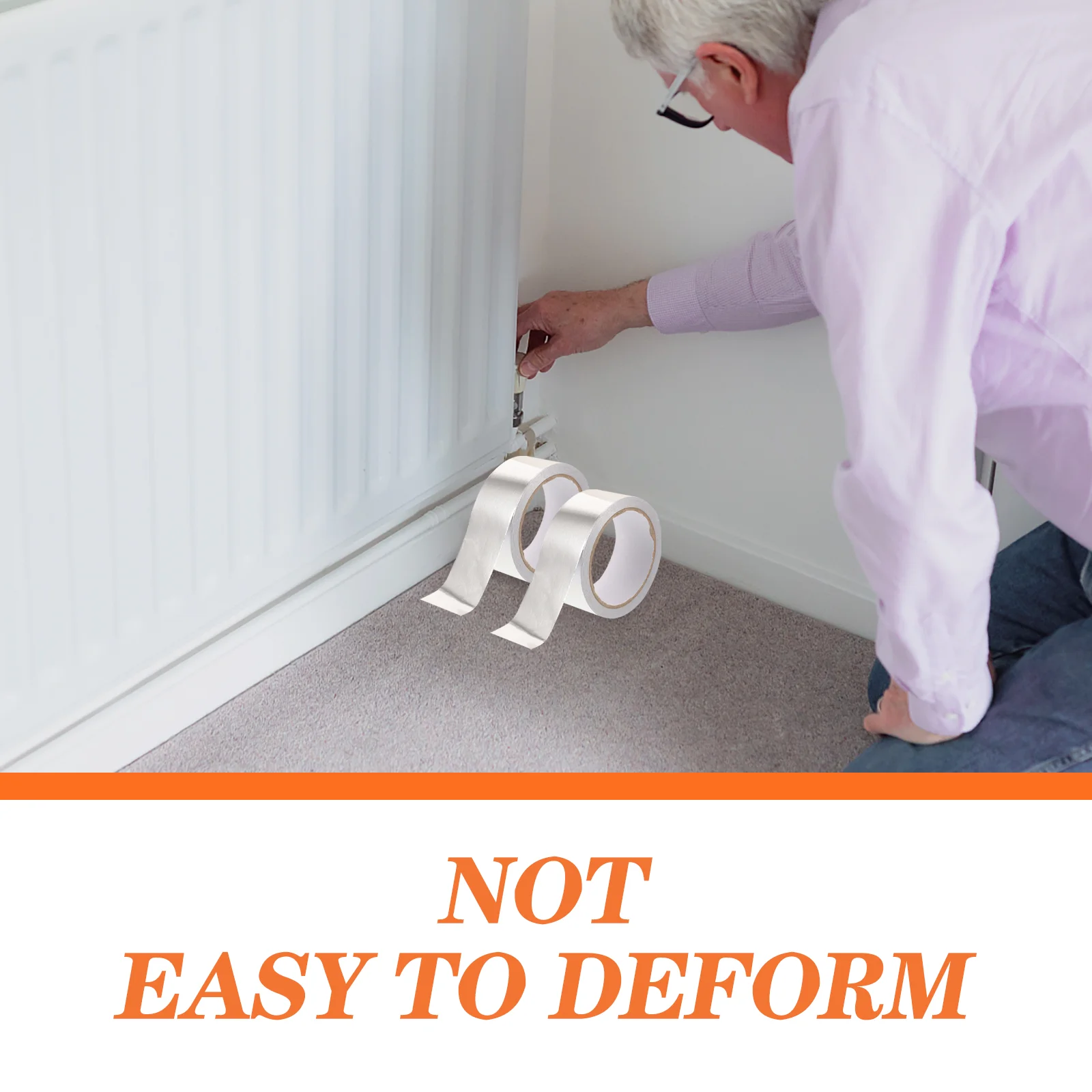 2-рулонная изолированная клейкая лента из алюминиевой фольги высокая