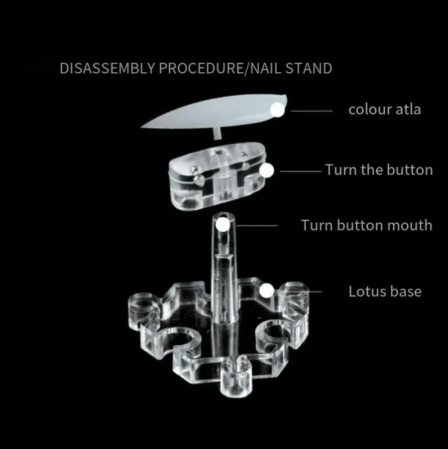 Съемный кронштейн для ногтей тренировочная основа вращающийся пресс кошачий