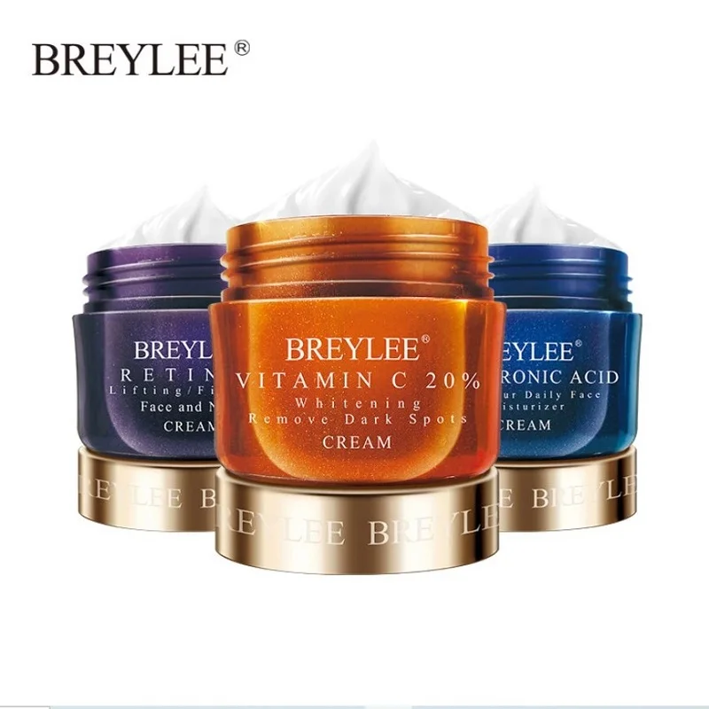 

BREYLEE Retinol Firming Face Cream Anti Aging Remove Wrinkles Night Day Moisturizer Skin Whitening Lifting Neck Facial Skin Care