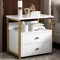 White Bedside Table Drawers Bedroom Dressers Nordic Luxury Nightstand Organizer Bathroom Furniture Armarios De Dormitorio Desk