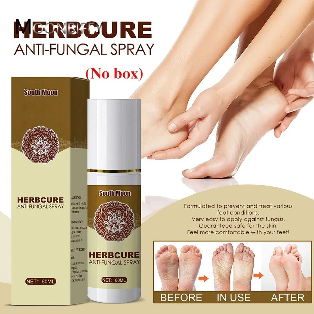 

60ml Fungal Combat Feet Spray Foot Sterilize Spray Herbal Anti-fungal Infection Toe Treatment Onychomycosis Anti Bacterial