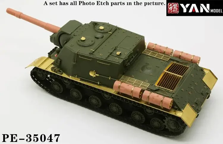 Модель Ян 1/35 русский тяжелый самоходный пистолет JSU-152 для TAMIYA 35303 PE-35047
