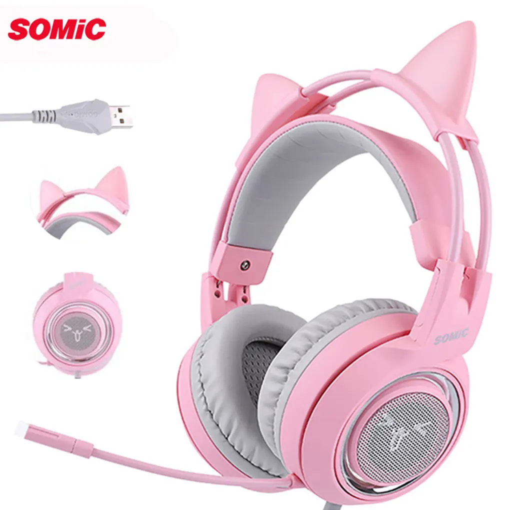 

Somic Stereo Sound Wired Headphone Gaming Earphone Headset Accessories
