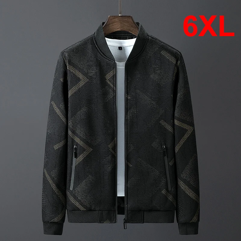 

Autumn Baseball Jacket Mens Vintage 3D Print Jackets Coats Slim Fit Fashion Casual Outdoor Outerwear Male Plus Size 6XL HB014