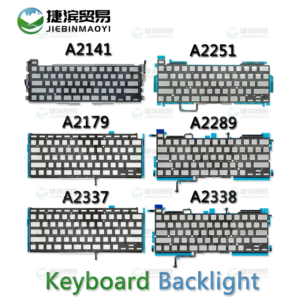 

Laptop New Keyboard Backlight A2179 A2337 A2289 A2251 A2289 A2338 for Apple Macbook Air Pro Retina Backlit Sheet 2019-2020 Year