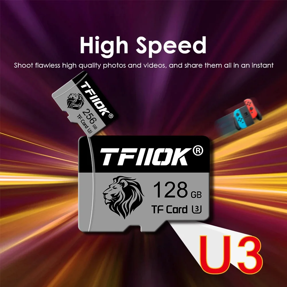 Мини-SD-карта 32 ГБ U1 C10 64 128 UHS-3 A2 Высокоскоростная Флэш-карта TF Micro SD Для Планшета