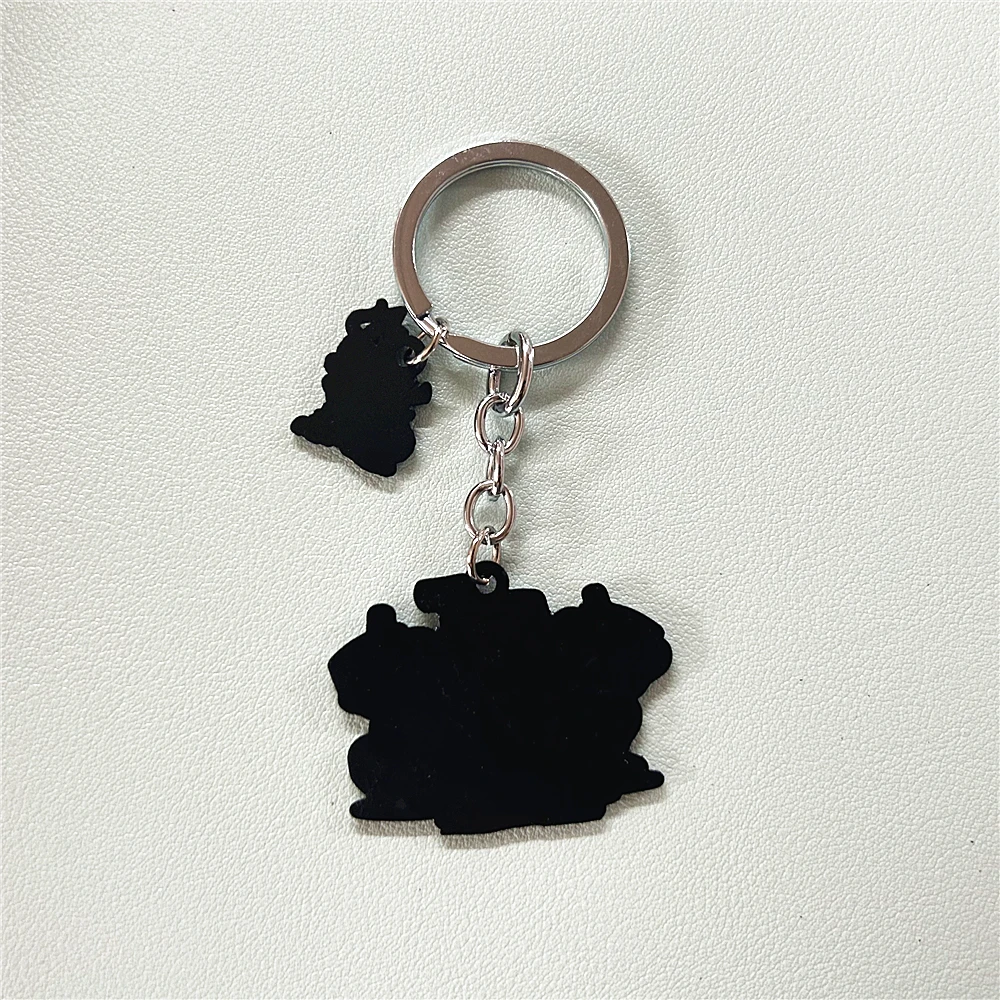 Милые Мультяшные аниме аксессуары JYYH высококачественный металлический брелок в