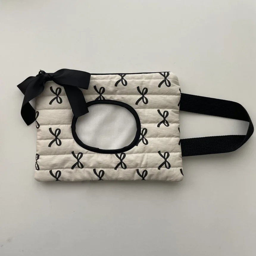 Подвесные хлопковые бумажные салфетки в скандинавском стиле с бантом однотонный