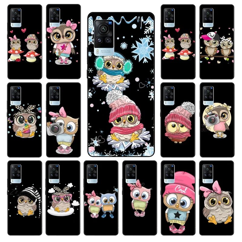 

Cartoon Animal Owl Phone Case for VIVO V21E V21 V23 V23E V2109 Y53S Y33S Y55 Y76 Y31 Y21 Y72 Y01 Y21S Y11S