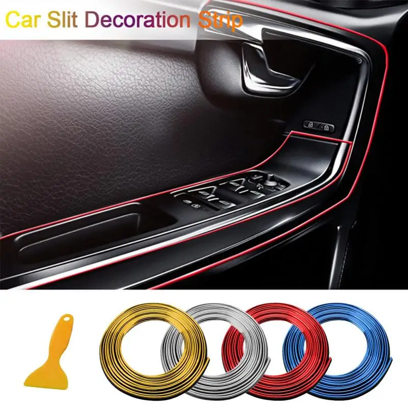 

Luxury Car Mouldings Trim Universal Decorative Line Strip Moulding Trim Strips Car Accessories Decoration Strip For Most Cars