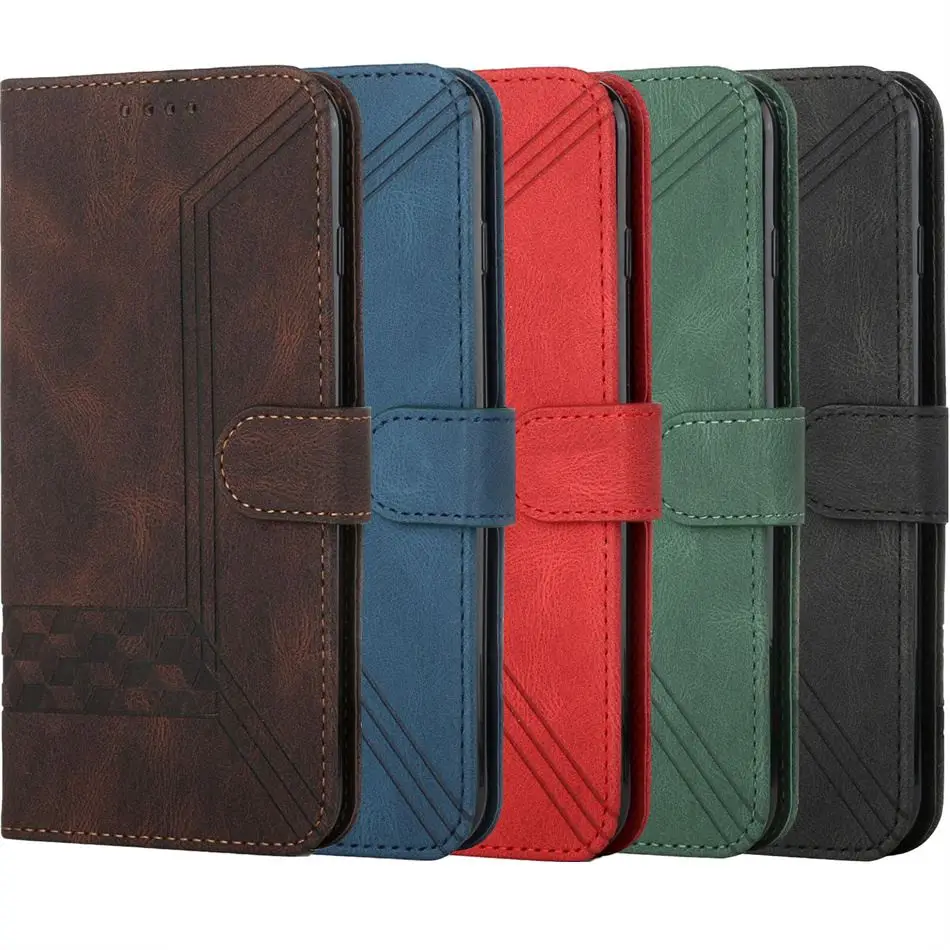 

Retro PU Leather Case For LG V50 V60 ThinQ 5G Stylo 7 K22 K20 Plus K42 K92 K52 Q52 Q62 W31 W41 Wallet Photo Frame Cover P16F