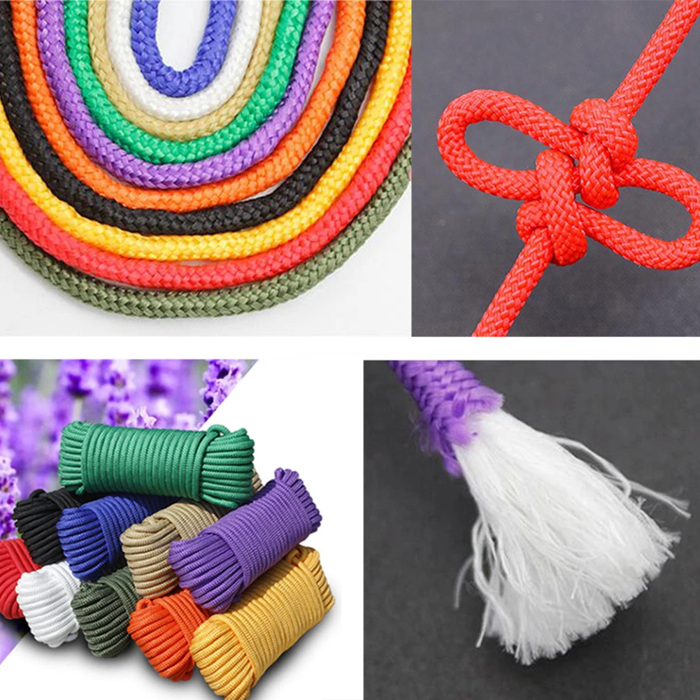 Паракорд dia.8 мм веревка из парашютного шнура для выживания одножильный шнур