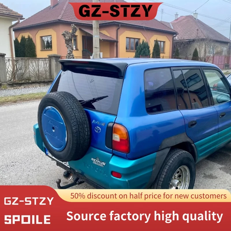 

Спойлер для Rav4 1994-1998 Toyota Rav4 RAV-4 Спойлер WDKL Материал АБС-пластика Цвет заднего крыла автомобиля Задний спойлер