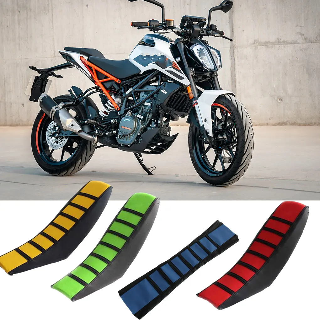 

Comfortable Motorcycle Seat Covers Cushion - Enjoy Smooth Ride Every Time Easy To Install PVC yellow