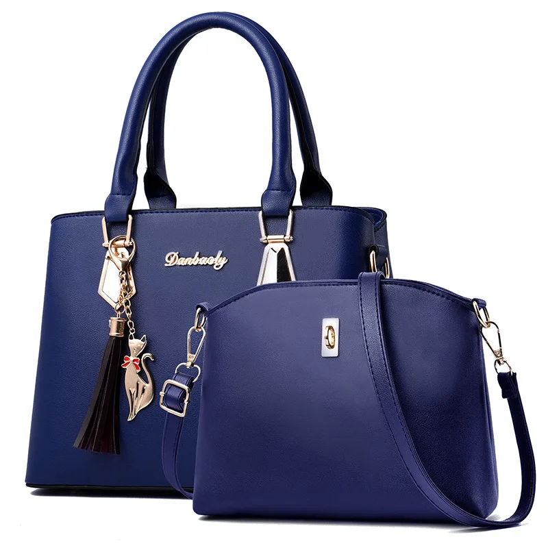 2pc/set Women Fashion Casual Totes Luxury Handbags Designer Shoulder Bags New Bags for Women Composite Bag hand bags