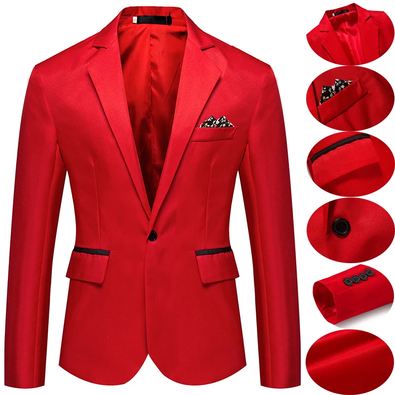 

Slim Fit Man Blazer Office Blazer Suit Jacket Mens Jackets Wedding Dress Jacket Suit Coats Casual Business Suit Mans Jacket Suit