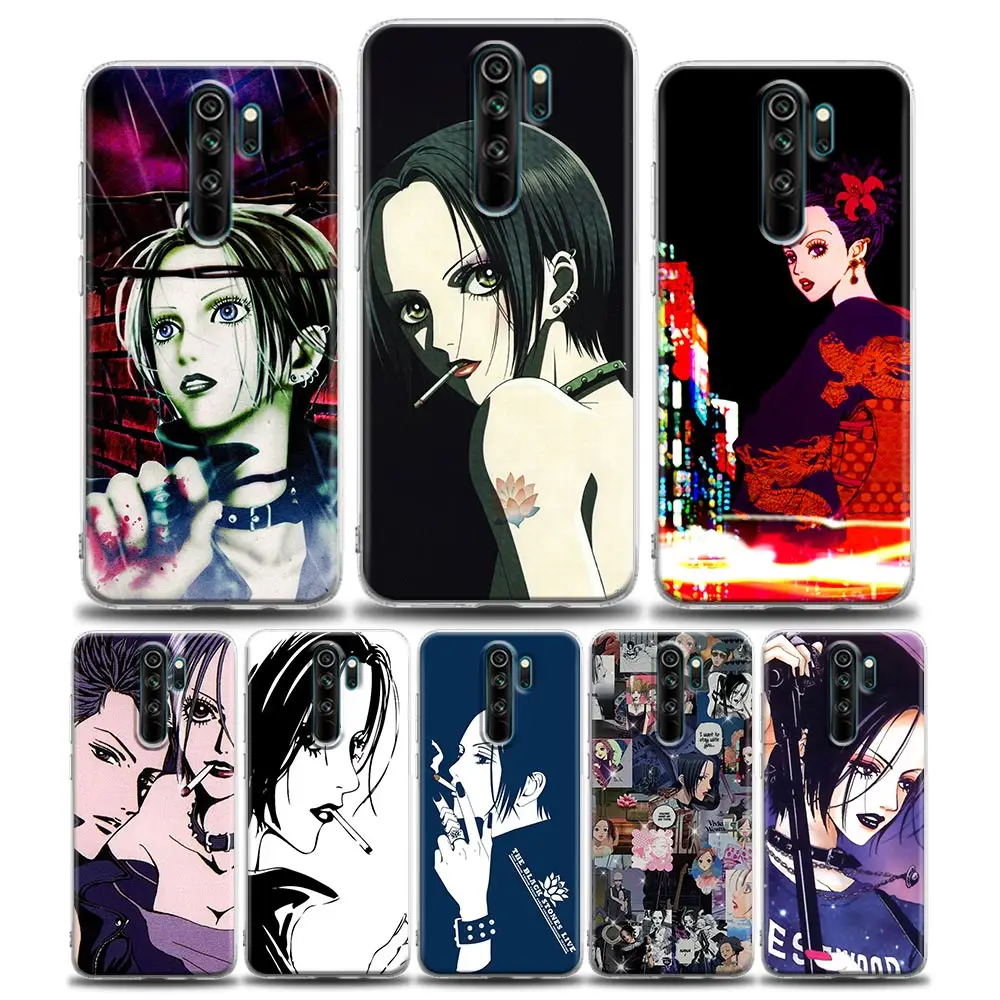 

Clear Phone Case for Redmi 10C Note 7 8 8T 9 9S 10 10S 11 11S 11T Pro 5G 4G Plus TPU Case Cover Research Institute NANA Osaki