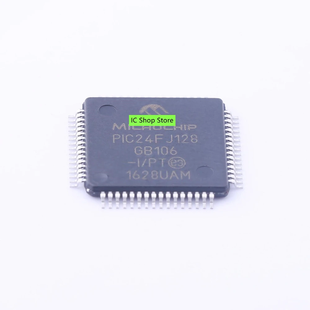 

PIC24FJ128GB106-I/PT PIC24FJ128GB106 PIC24FJ128GB106-I TQFP-64 100% Original Brand New