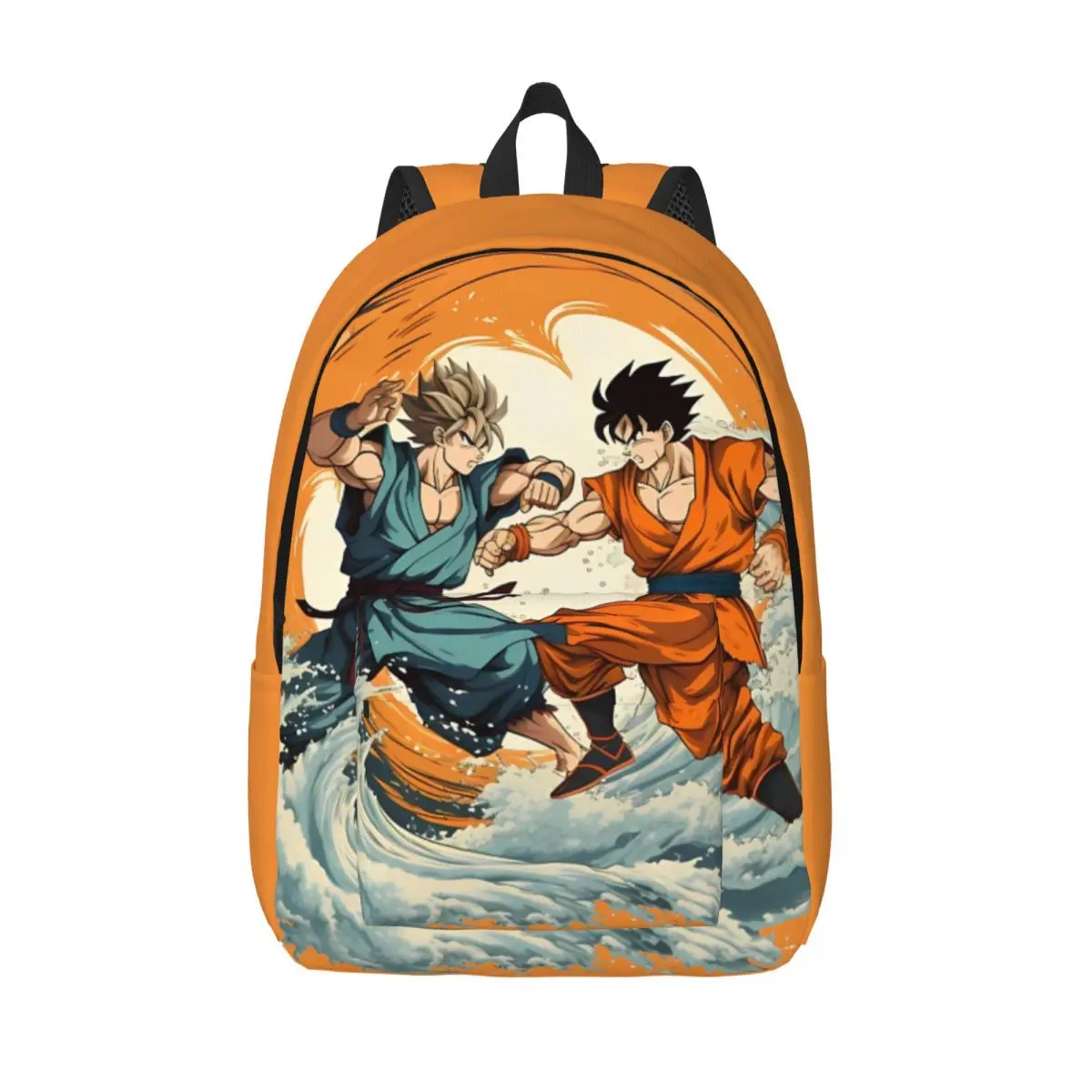 Dragon Ball Z Father Гоку и Гохан рюкзак KamehaMeha Wave крутой высокий для ноутбука компьютера