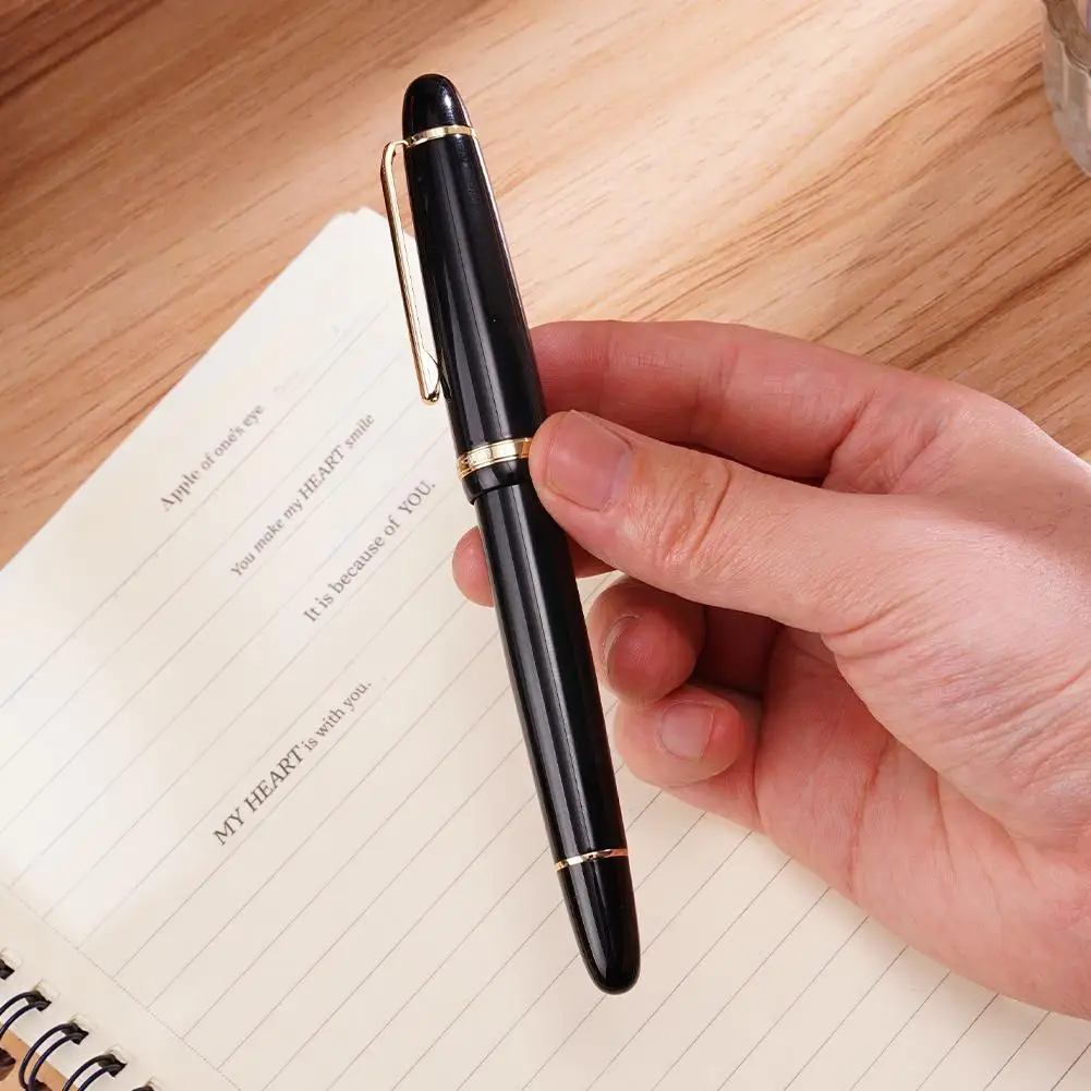 

Ручка перьевая Jinhao X850 с металлическим зажимом, латунный тонкий/средний наконечник для письма, подписи, офисные и школьные принадлежности, подарок L9z8
