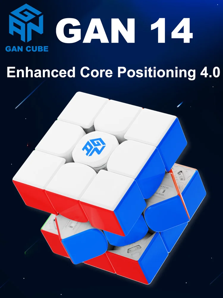 

GAN14 M Maglev UV 3×3 Magnetic Magic Cube 3x3 GAN 14 Professional 3x3x3 Speed Puzzle Fidget Children's Toys 3×3×3 Magico Cubo