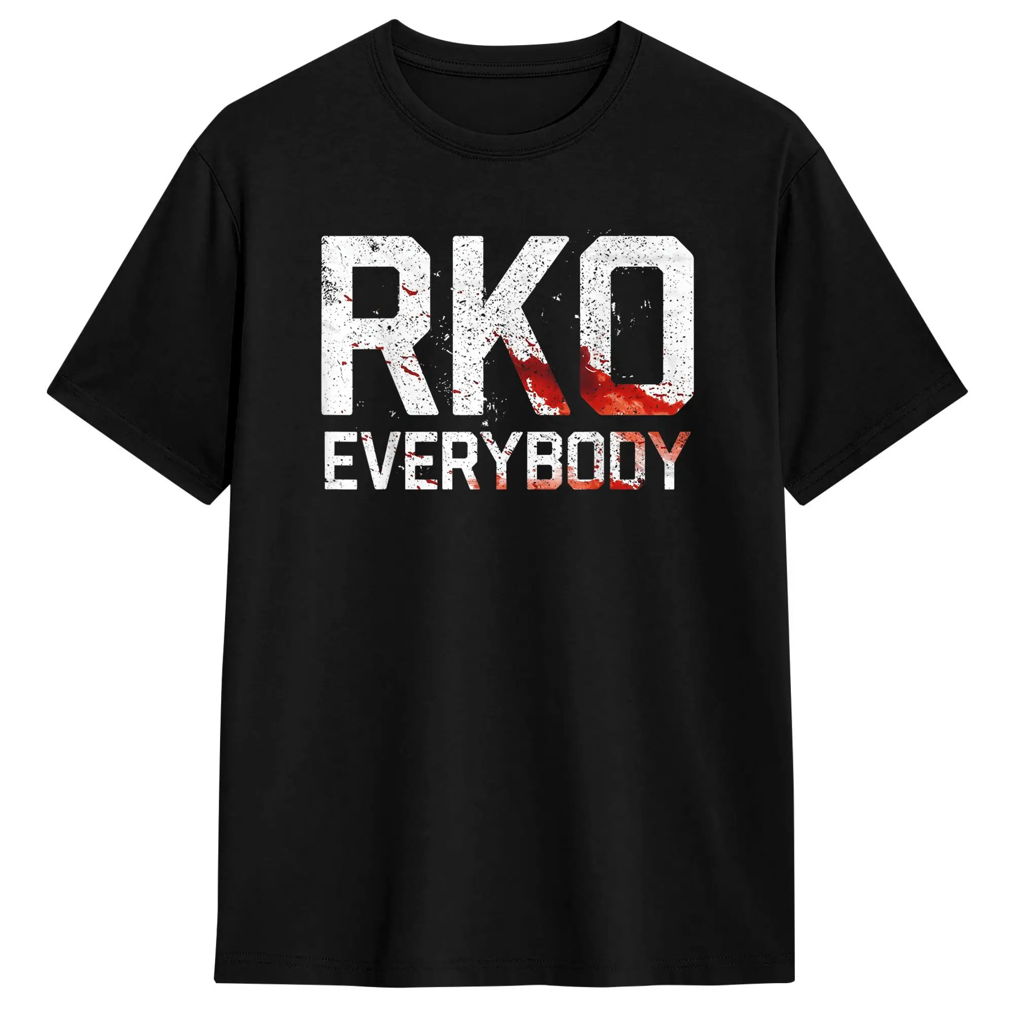 Фото Футболка Randy RKO Everybody Blood Cotton для взрослых, летние забавные футболки Y2K, модные футболки с круглым вырезом, топы с принтом больших размеров №2