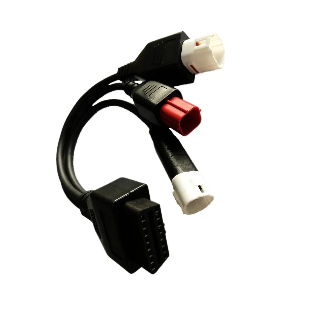 

Диагностический кабель OBDII Для Yamaha 3/4 /5 Pin к OBD2 коннектору