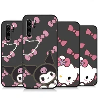 hello kitty 2022 phone cases for huawei honor p30 p40 pro p30 pro honor 8x v9 10i 10x lite 9a funda coque soft tpu carcasa