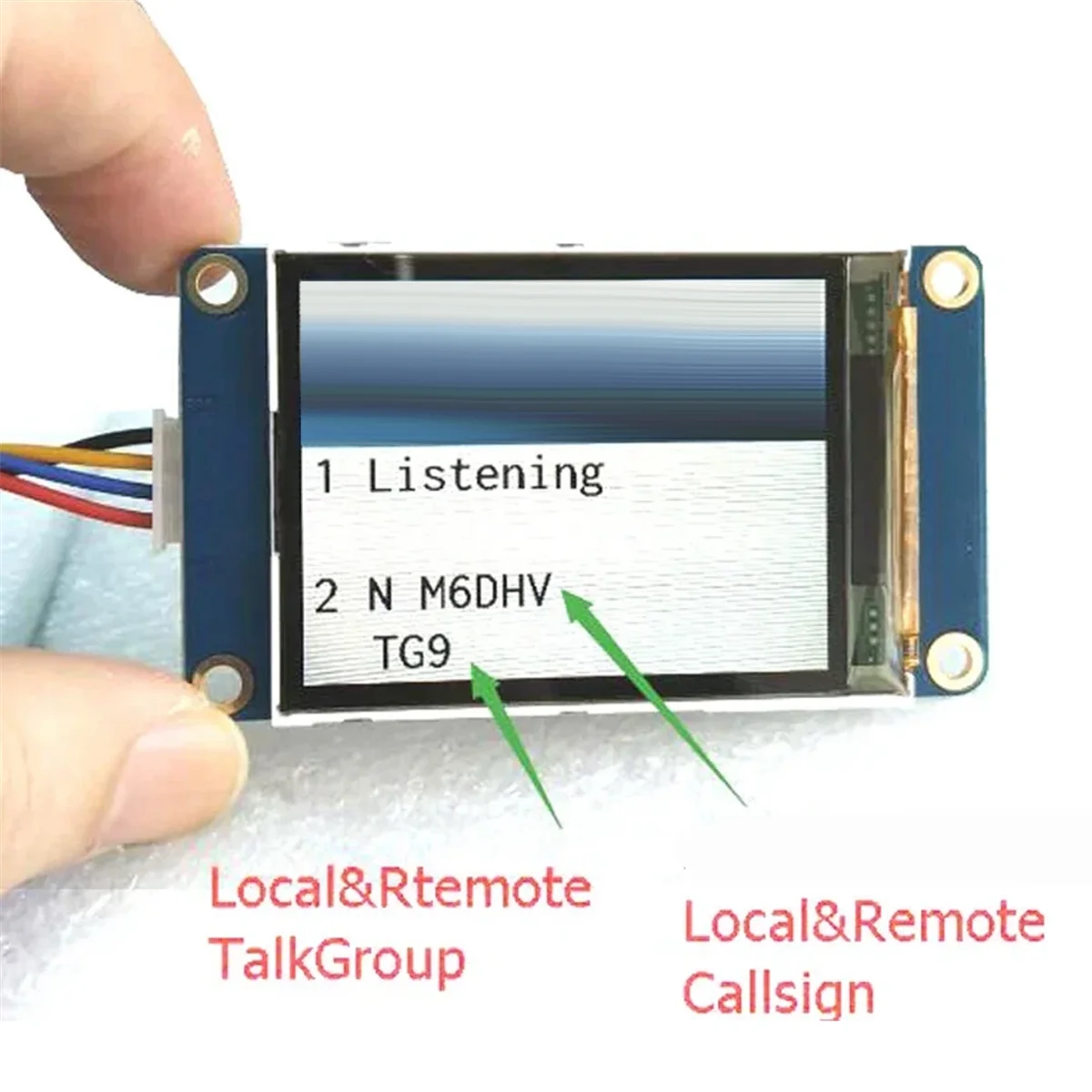 2 дюймовый TFT-экран Nextion входной дисплей для Jumbospot MMDVM Hotspot Kit UHF VHF Raspberry Pi Zero W