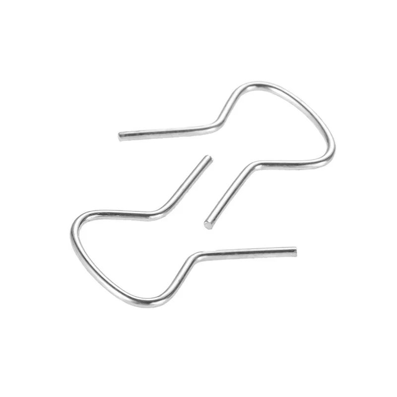 

2x Car Door Window Crank Clips Metal Retainer Roll Up Retaining Winder Handle Clips Car Hooks Window Accessories