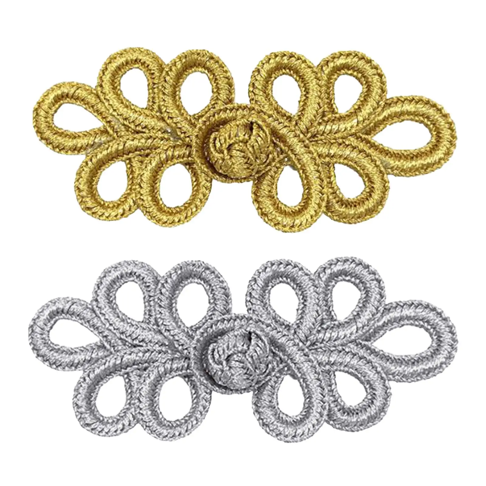 Пуговицы в форме лягушки с китайскими узлами 10 пар застежки регулируемые