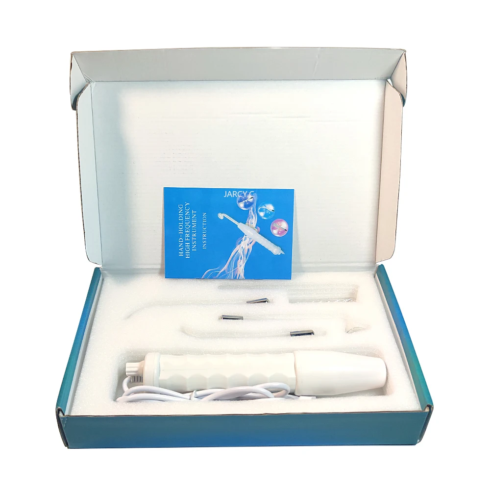 

Ultrasonic High Frequency Electrode Wand with 4 Neon Tubes Spot Remover Facial Skin Supplies Batas Desechables Quirurgicas