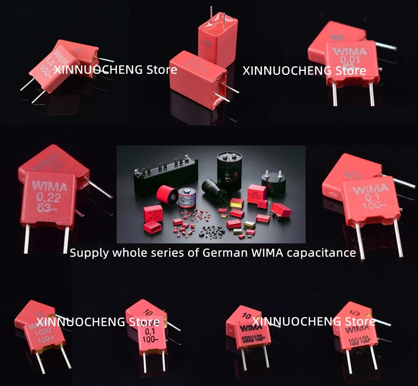 Фото 10 шт./30 шт./50 шт./партия WIMA FKP2 680pF 630 в 630v680pf 10% пленочный конденсатор из фольги 681 НФ 630V681 расстояние между ногами 5 мм №4