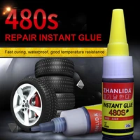 new black super glue car rubber repair tire glue 480s car adhesives tire repair glue sealer window speaker seal tire repair glue