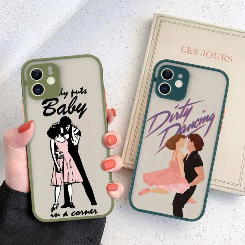 

Dirty Dancing Phone Case matte transparent For iphone 11 12 13 6 s 7 8 plus mini x xs xr pro max cover