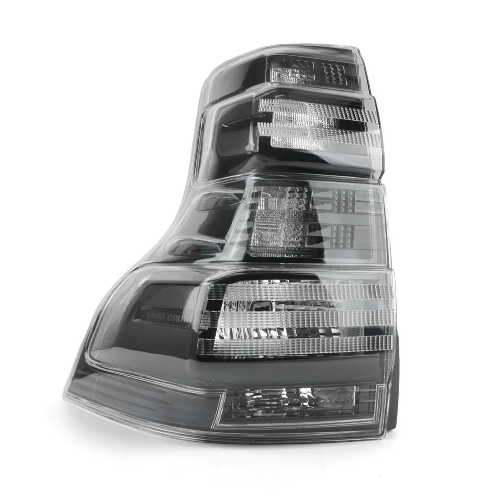 Подходит для Toyota Prado 14-16, комплект задних фонарей, модифицированная версия с усиленным стоп-сигналом, дымчато-черные задние фонари. (art.: 3920dbe98db92) - 3920dbe98db92