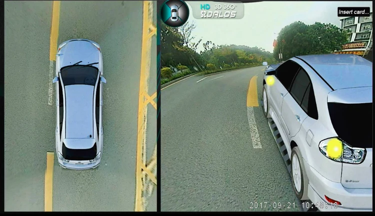 SZDALOS оригинальная новейшая HD 3D 360 система объемного обзора поддержка вождения