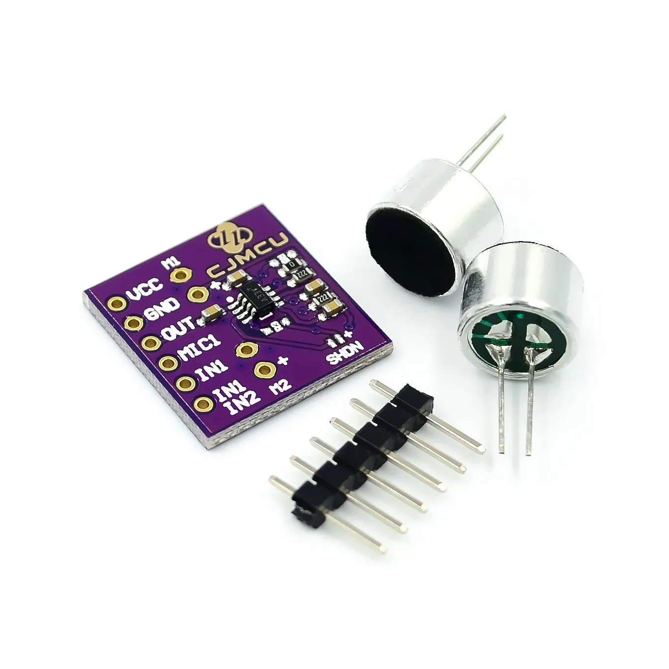 

MAX9813H Microphone Module Microphone Amplifier Amplifier Module Double Input Fixed Gain Integrated Bias 9813