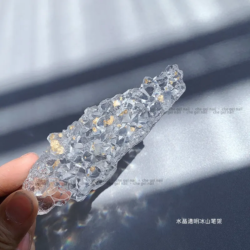 2022 г. держатель для ручки с лепестками айсберга из золотой фольги реквизит