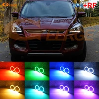 for ford escape kuga ii 2013 2014 2015 xenon hd rf remote bt app multi color ultra bright rgb led angel eyes halo rings light
