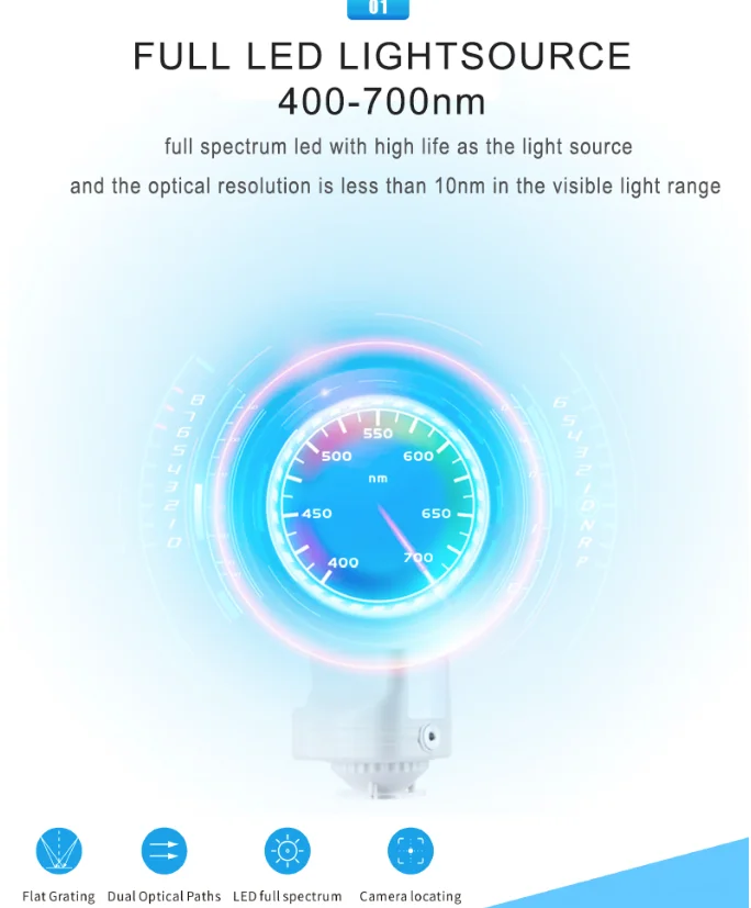 Цветной спектрофотометр TS7700 400-700 нм Ручной