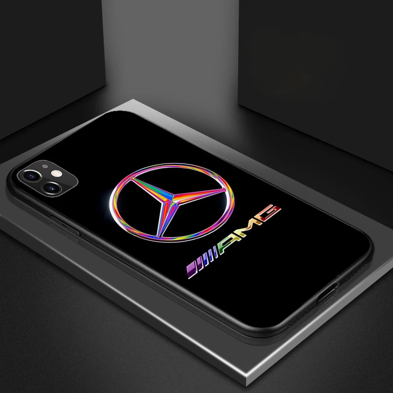 Mercedes Benz Sports Car Fashion Phone Case For Apple IPhone 13 12 11 14 Pro Max Mini XR X XS  Max 6S 6 7 8 Plus SE 2020 Covers