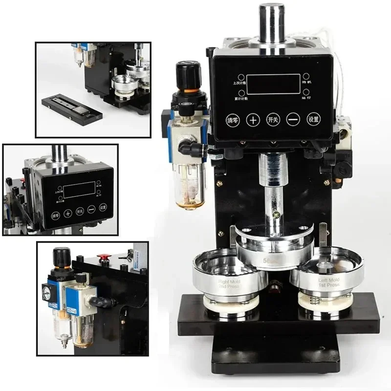 Портативная пневматическая машина для бейджей настольный цельнометаллический
